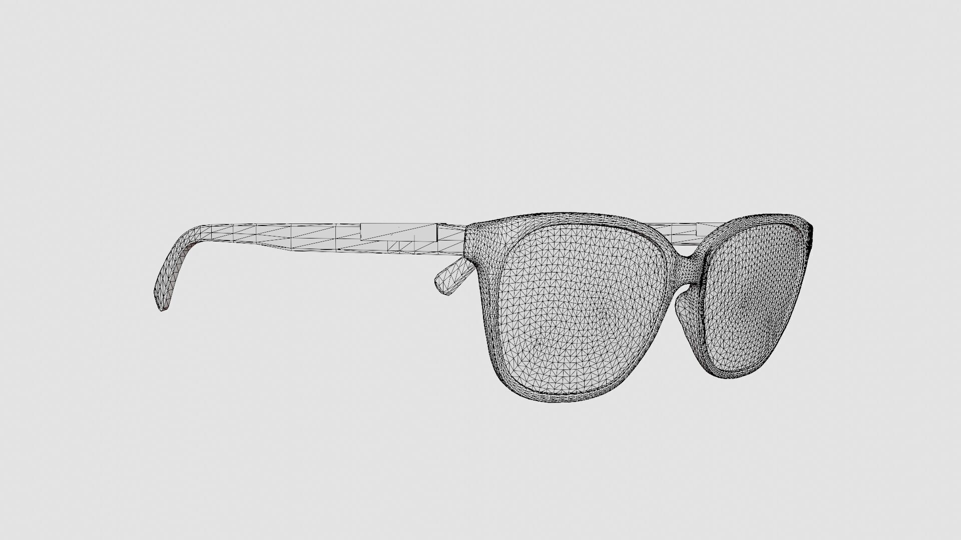 Longchamp - LO2644 214 Glasses Low-poly 3D model_7