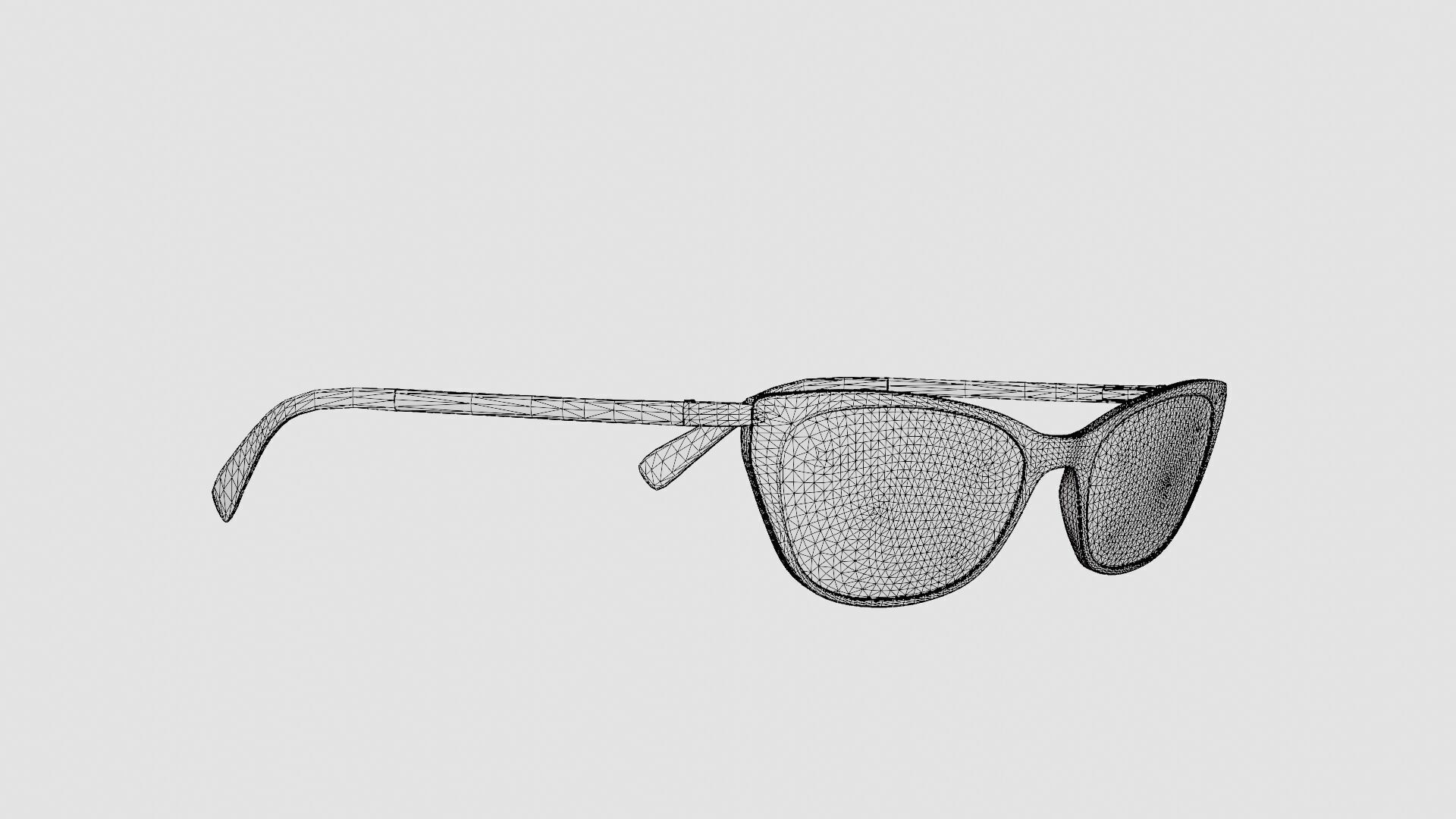 Longchamp - LO2639 036 Glasses Low-poly 3D model_7