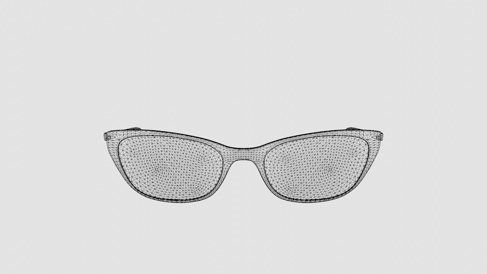 Longchamp - LO2639 036 Glasses Low-poly 3D model_6