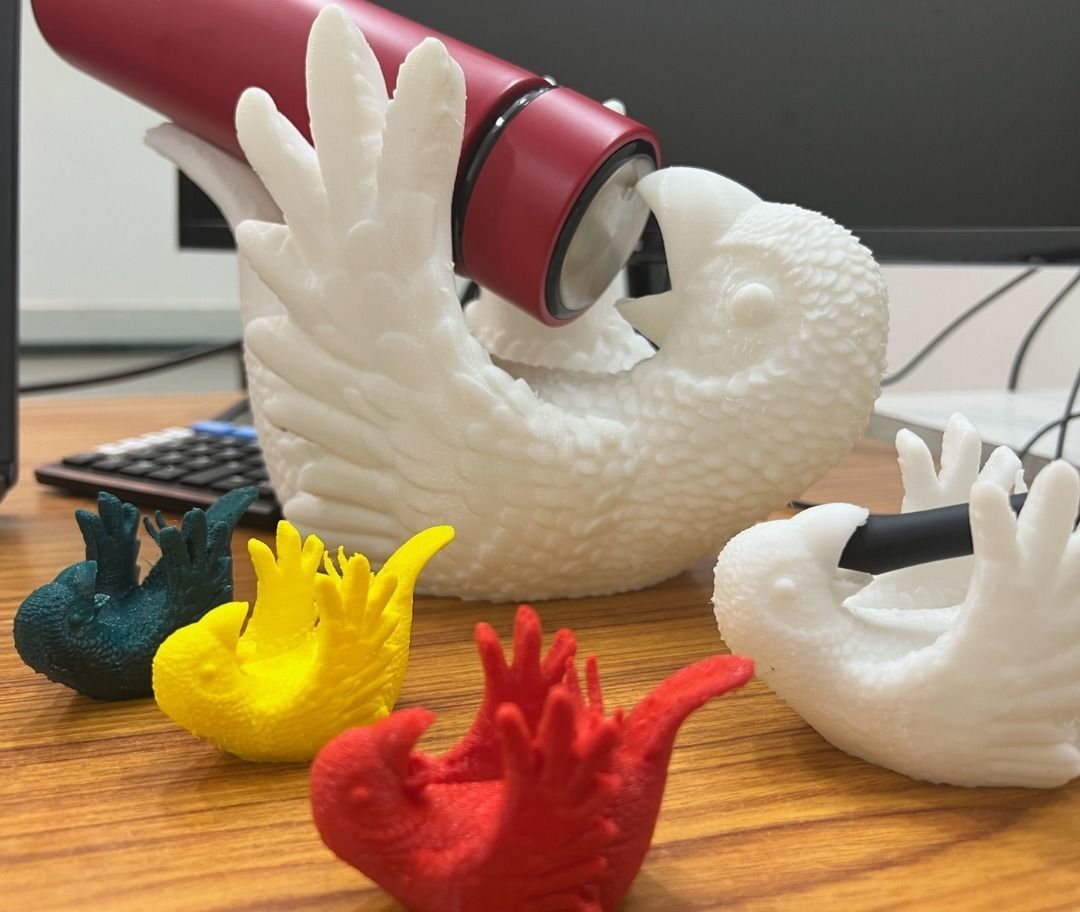 Wine holder Parrot 3D print model_24