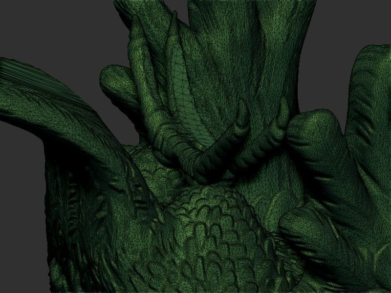 Wine holder Parrot 3D print model_17