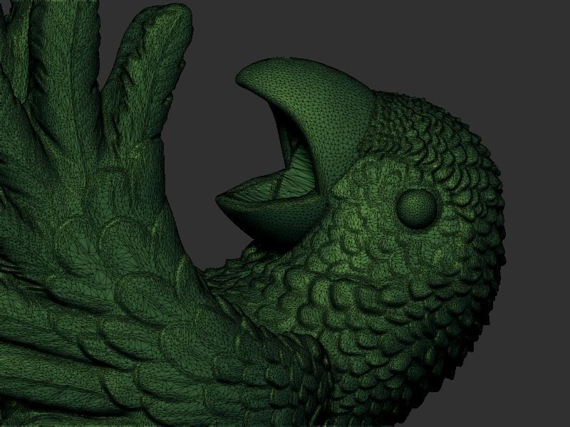 Wine holder Parrot 3D print model_18