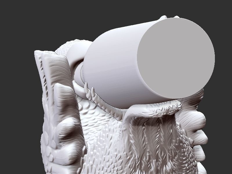Wine holder Parrot 3D print model_20