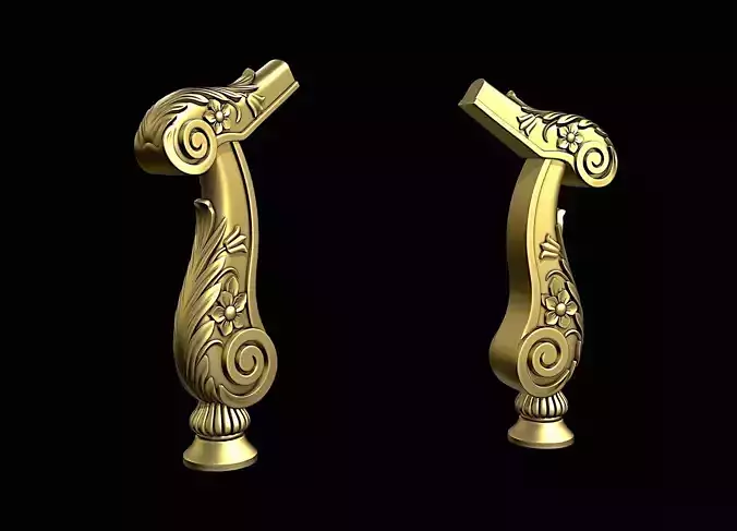 Baluster Stair Post 3D print model