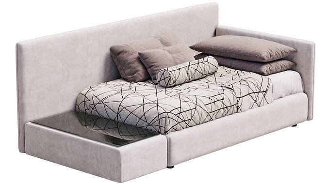 Sofa Bed Caprice By Sofa Club 3D model 2