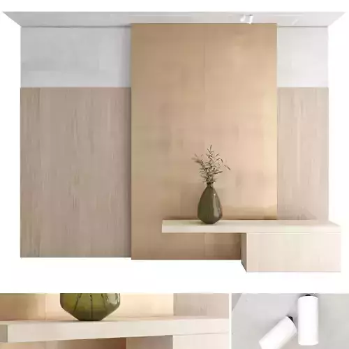 Decorative wall panel set 102