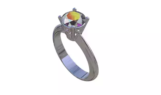 YD307 rainbow topaz ring