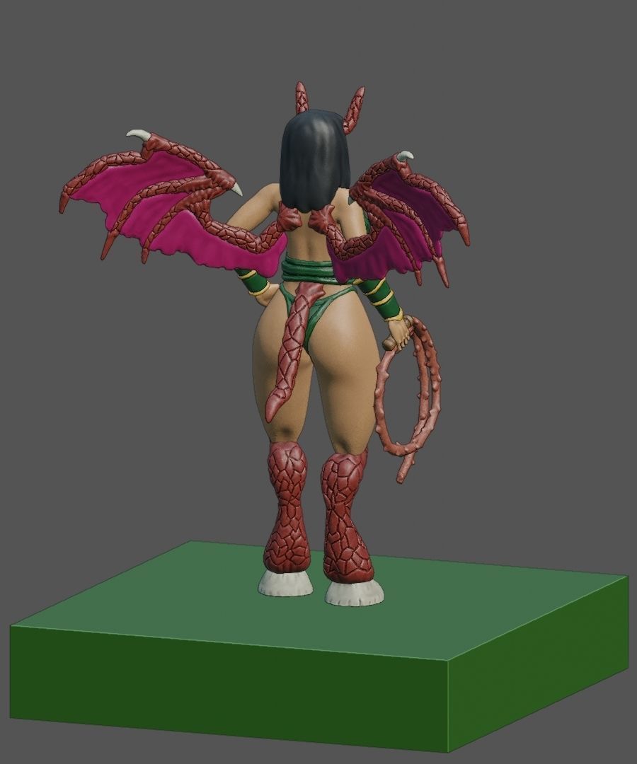 3d printable 3d model succubus figures Free 3D print model_4