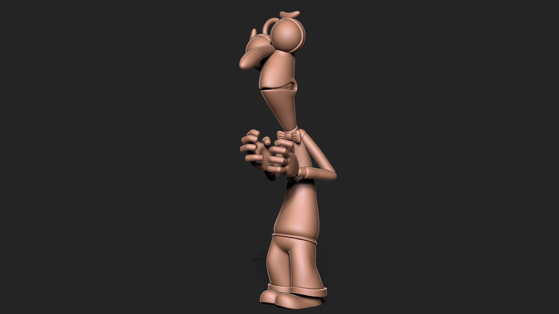 Inside Out - Fear keychain 3D print model_2