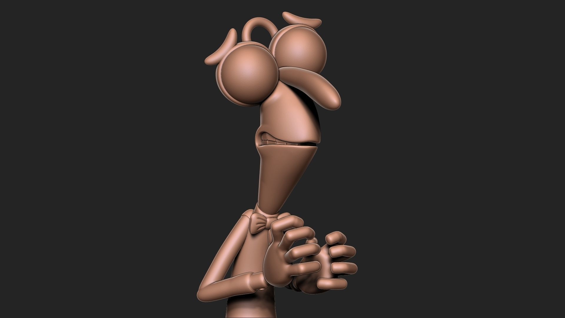 Inside Out - Fear keychain 3D print model_8