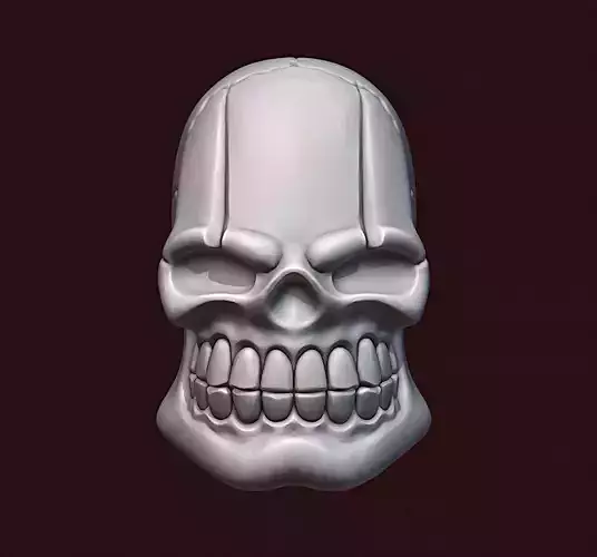 Skull stylized