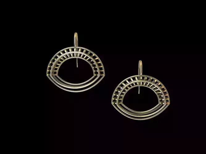 Stylish contemporary designer earrings