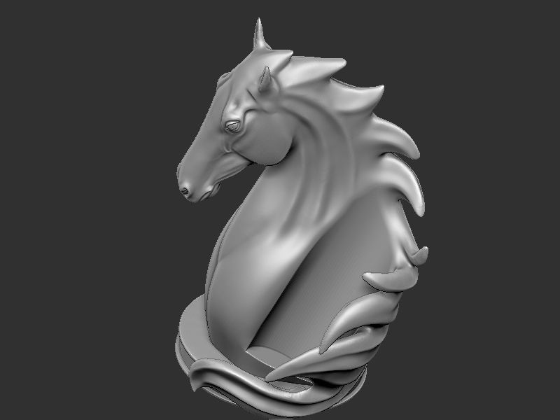 Wine HolderHorse Stand  3D print model_11