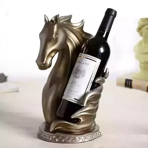 Wine HolderHorse Stand  3D print model