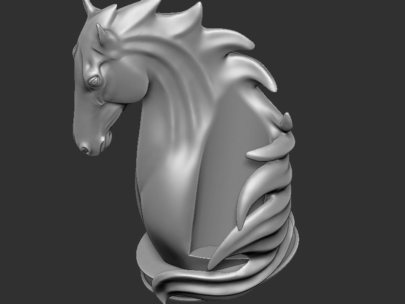Wine HolderHorse Stand  3D print model_13