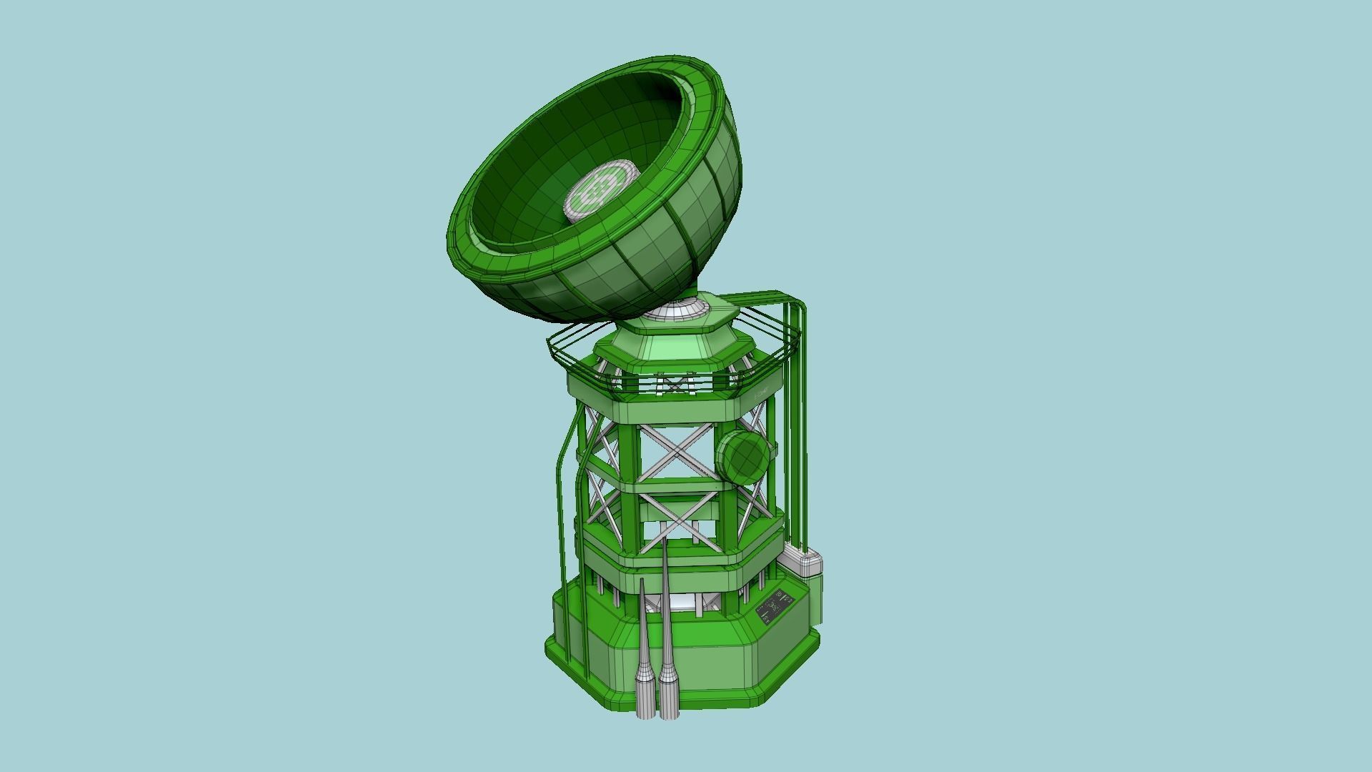 10 Sci Fi Buildings Collection F - Green - Exterior Design _55