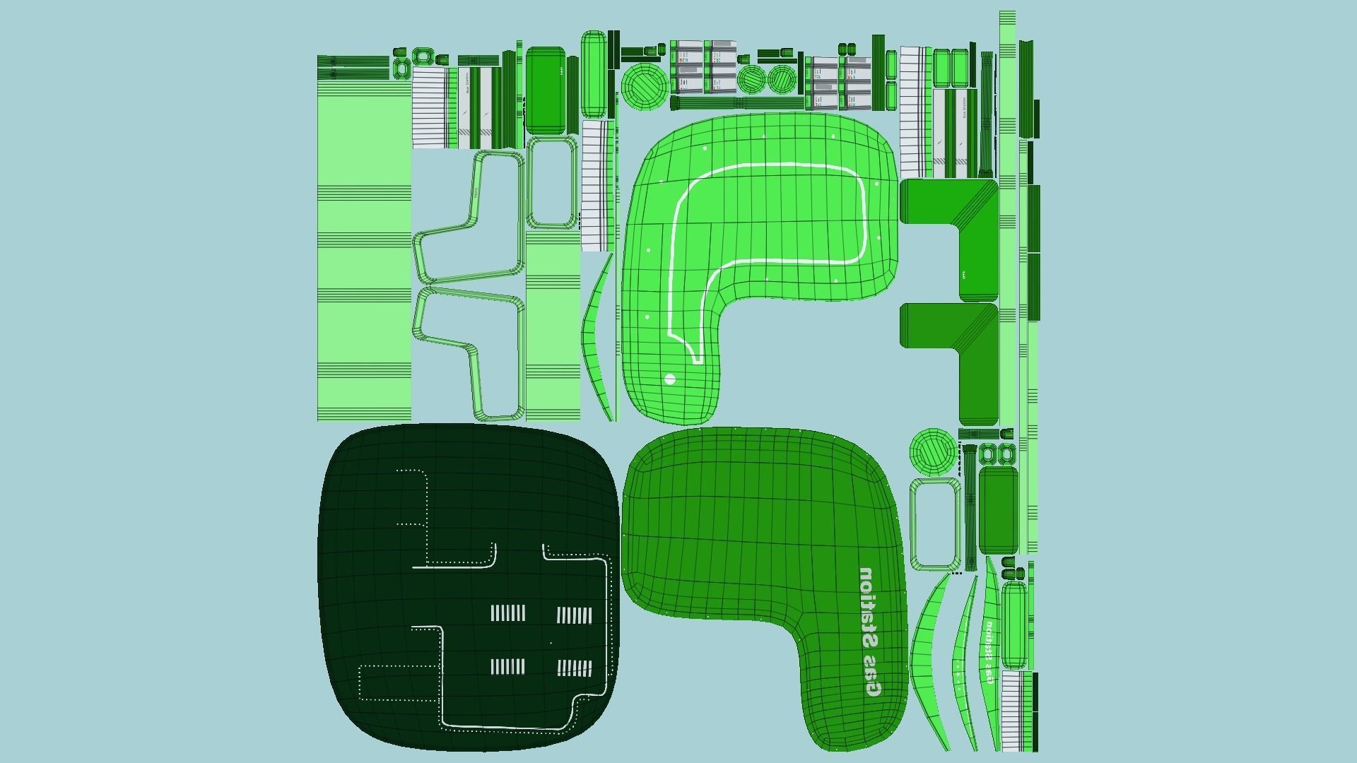 10 Sci Fi Buildings Collection F - Green - Exterior Design _33