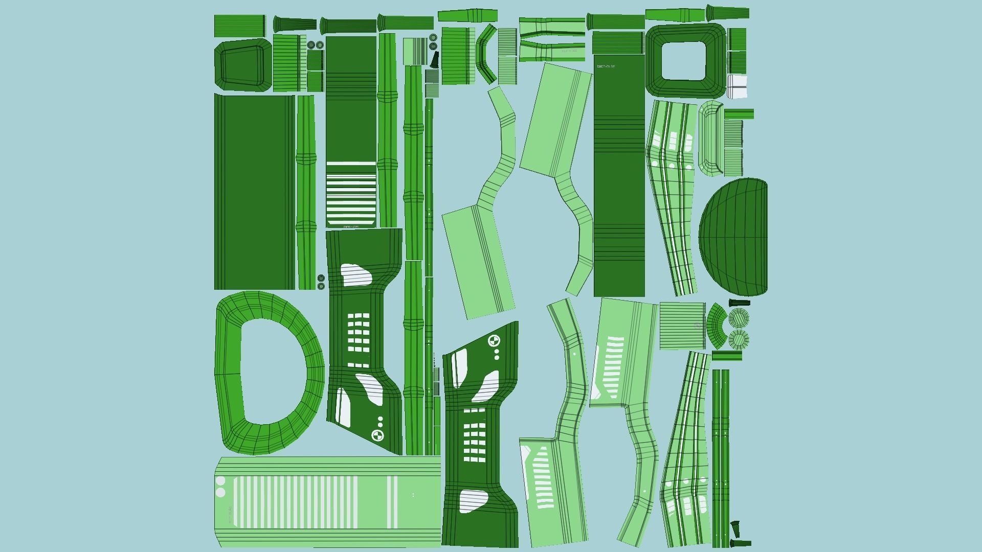 10 Sci Fi Buildings Collection F - Green - Exterior Design _21