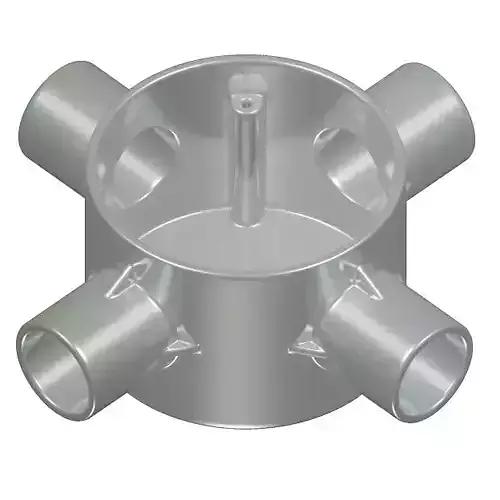 Steel Electrical Junction Box 3D model