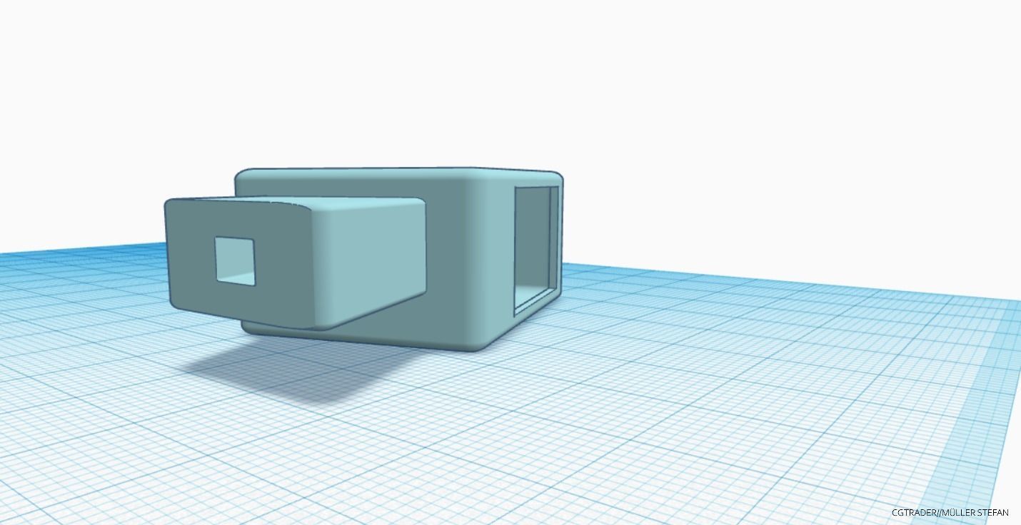 Voltmeter Holder 3D print model_1