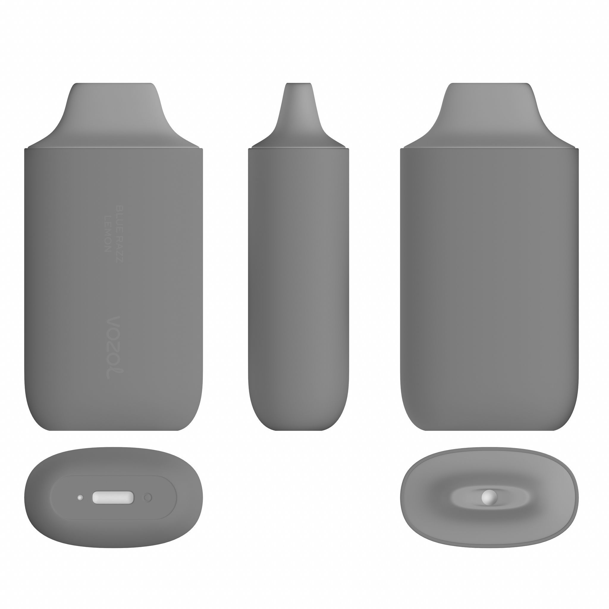 Vozol Star 6000 Blackberry Passion Fruit Milk Low-poly 3D model_9