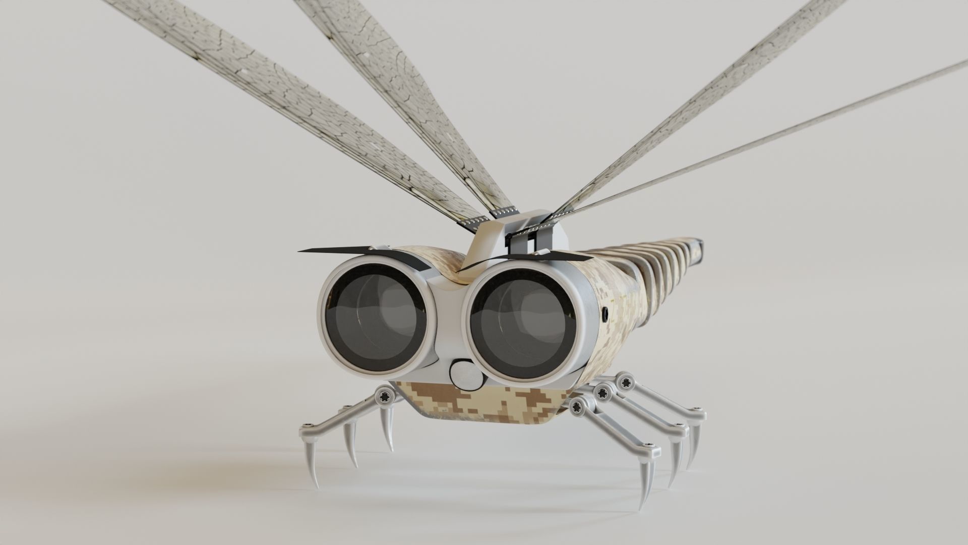 Dragonfly drone 3D model_1