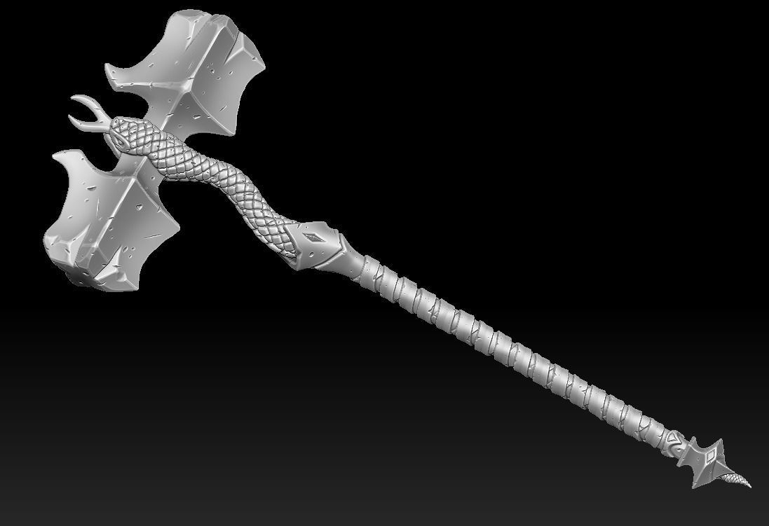 Snake weapons 3d print collection _15