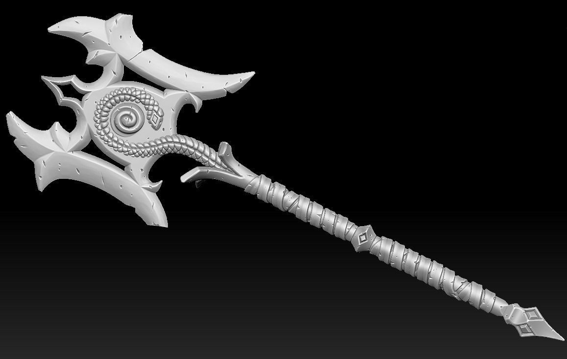 Snake weapons 3d print collection _11