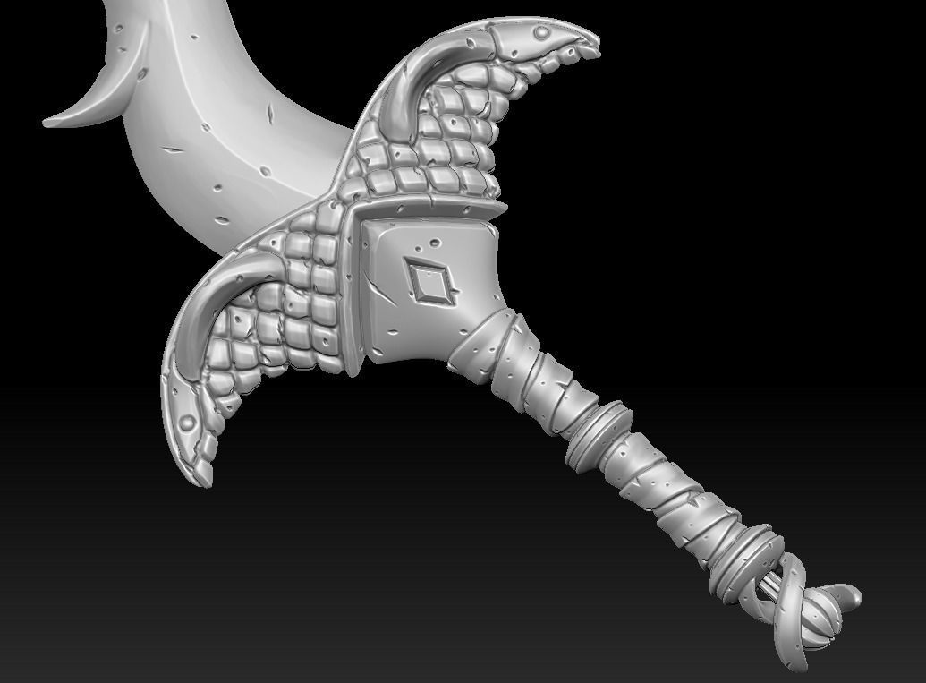 Snake weapons 3d print collection _6