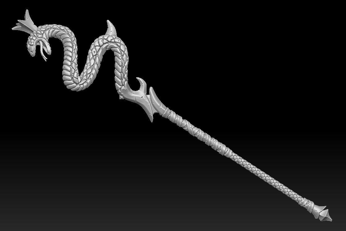 Snake weapons 3d print collection _17