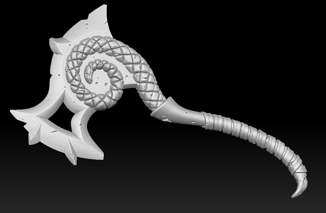 Snake weapons 3d print collection _9