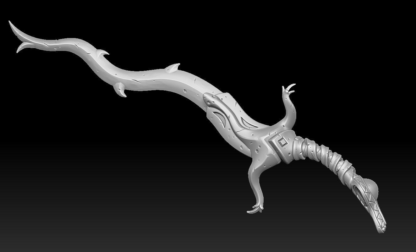 Snake weapons 3d print collection _4