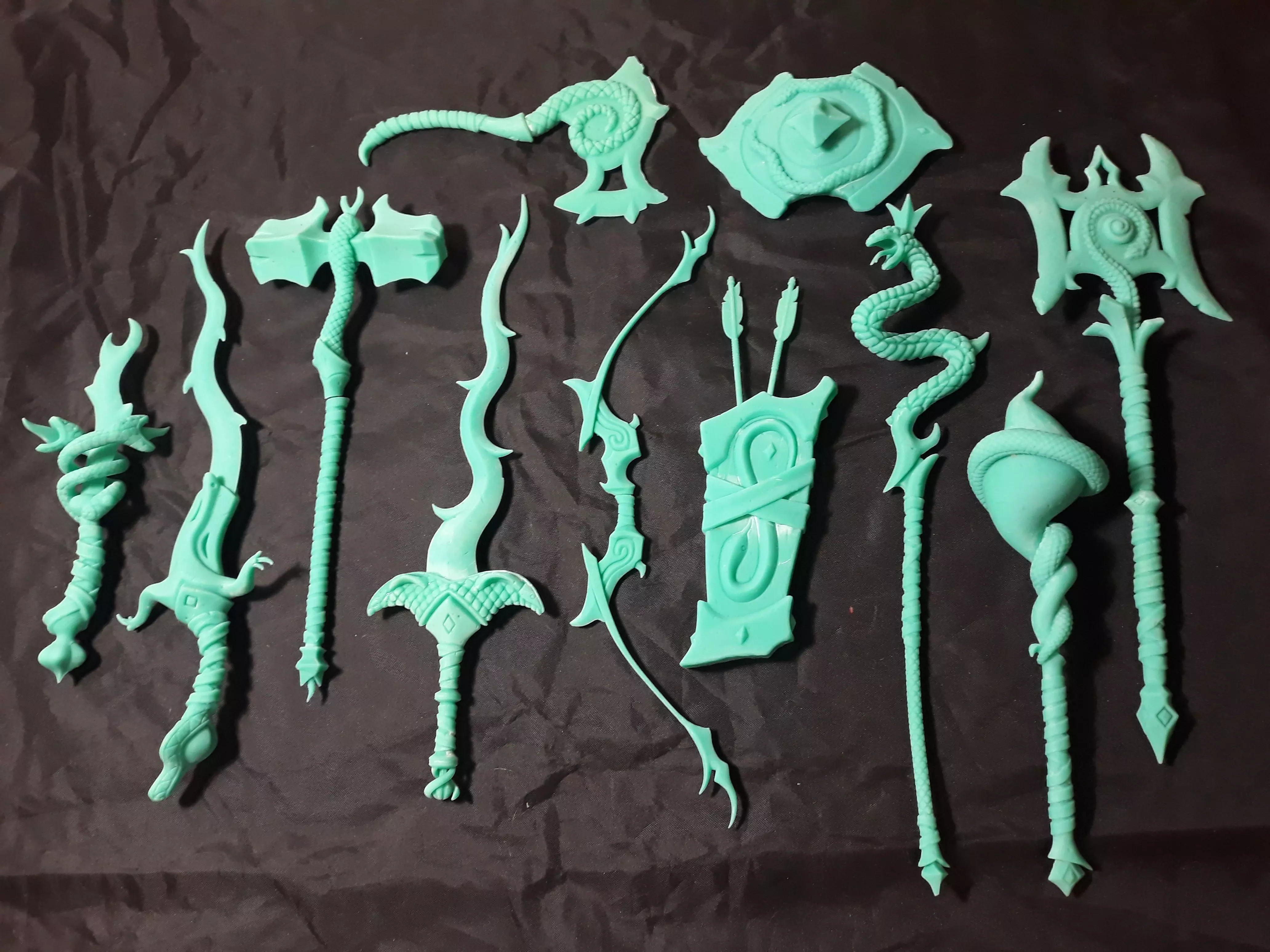 Snake weapons 3d print collection _0