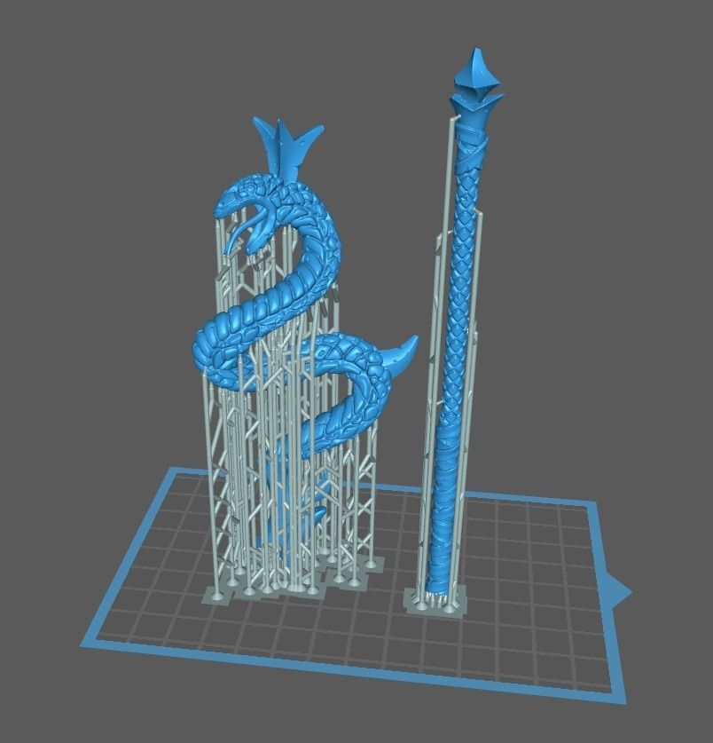 Snake weapons 3d print collection _16