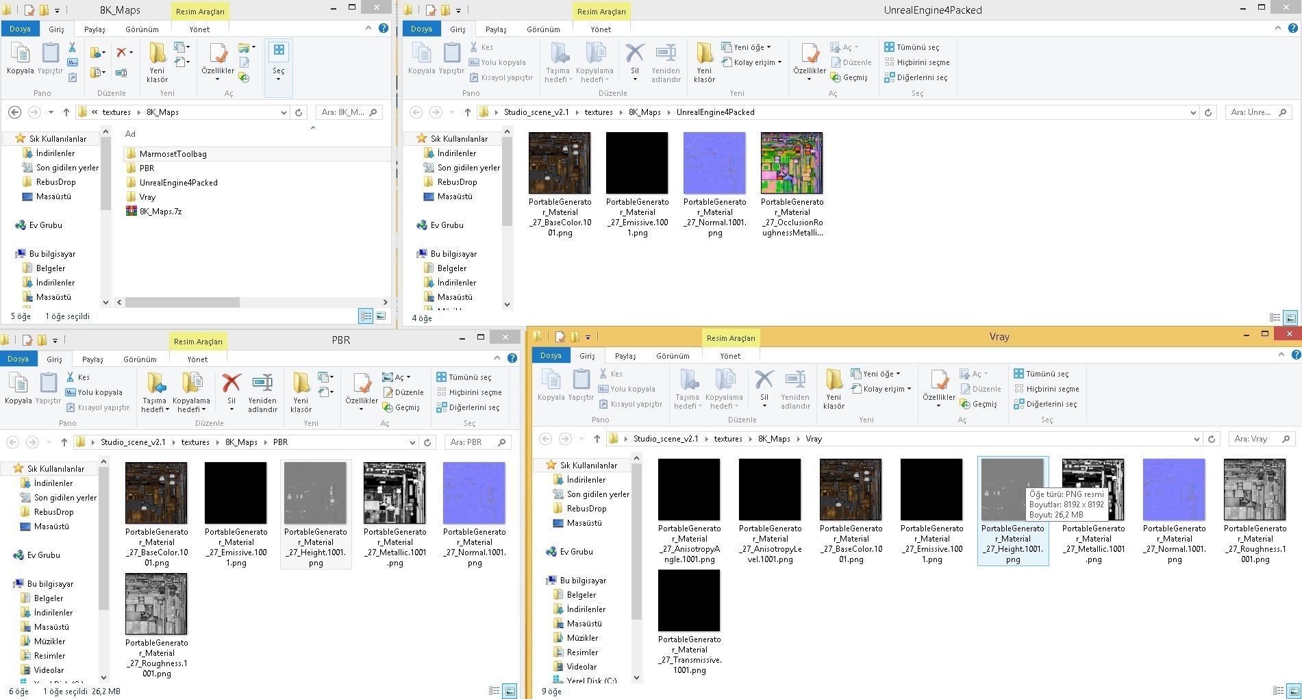Ground Power Units 8K Rusty Mobile  Diesel Light Tower Generator Low-poly 3D model_15