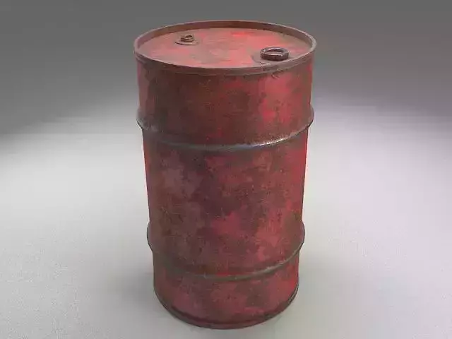 Oil Barrel 3D model