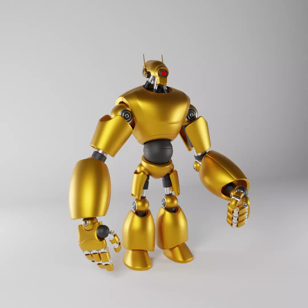 Guardian Robot 3D model_0