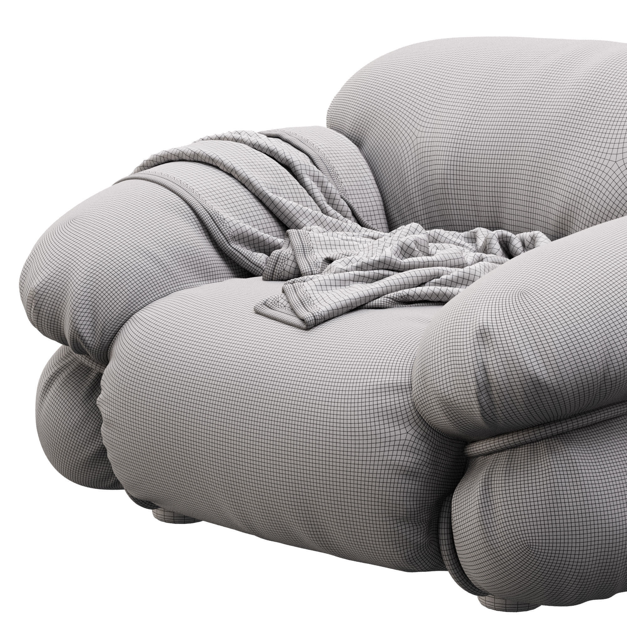 Sesann By Tacchini 3D model_2