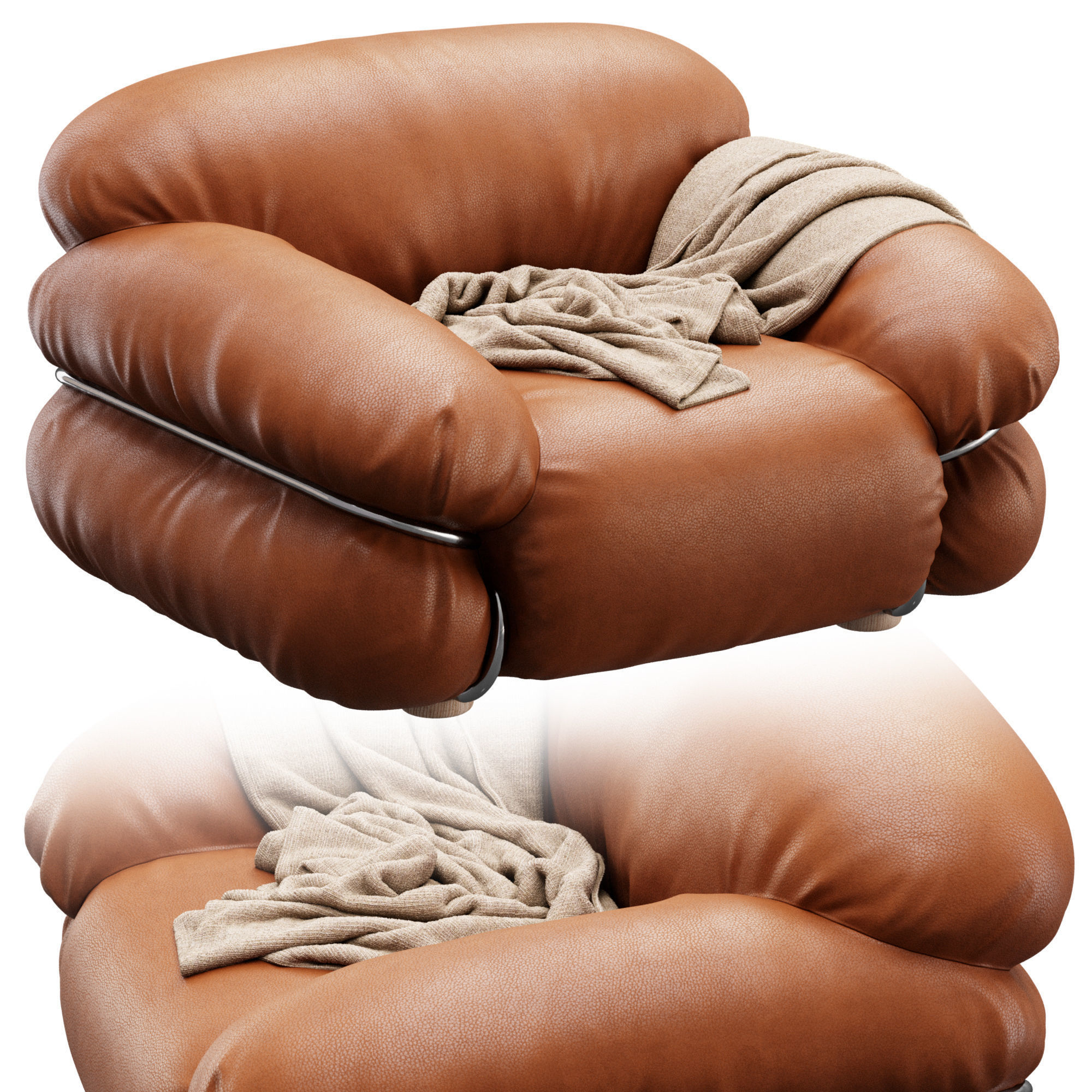 Sesann By Tacchini 3D model_4