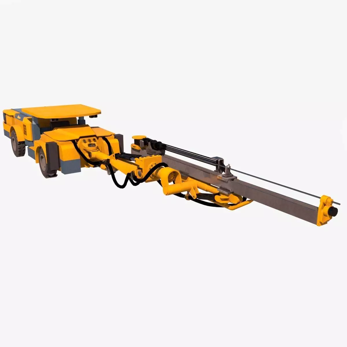 Boomer Epiroc S1 Low-poly 3D model_0