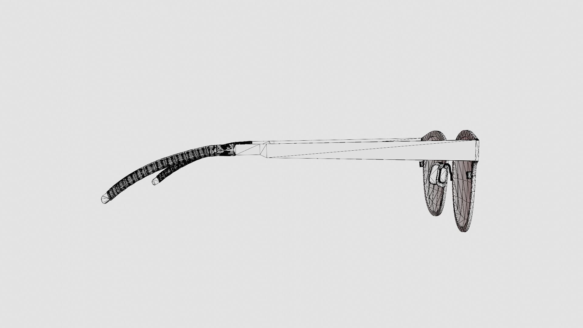 Orgreen - Oldman 443 Glasses Low-poly 3D model