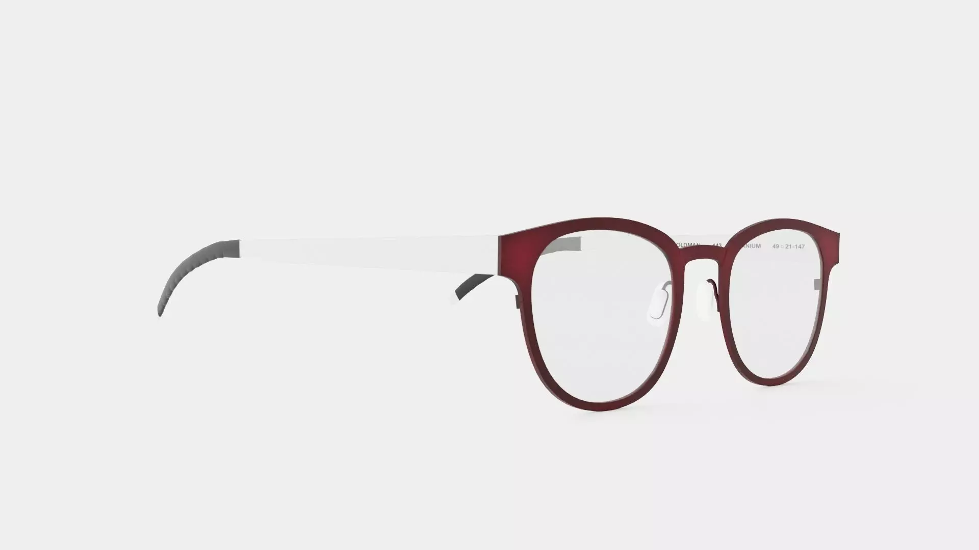 Orgreen - Oldman 443 Glasses Low-poly 3D model