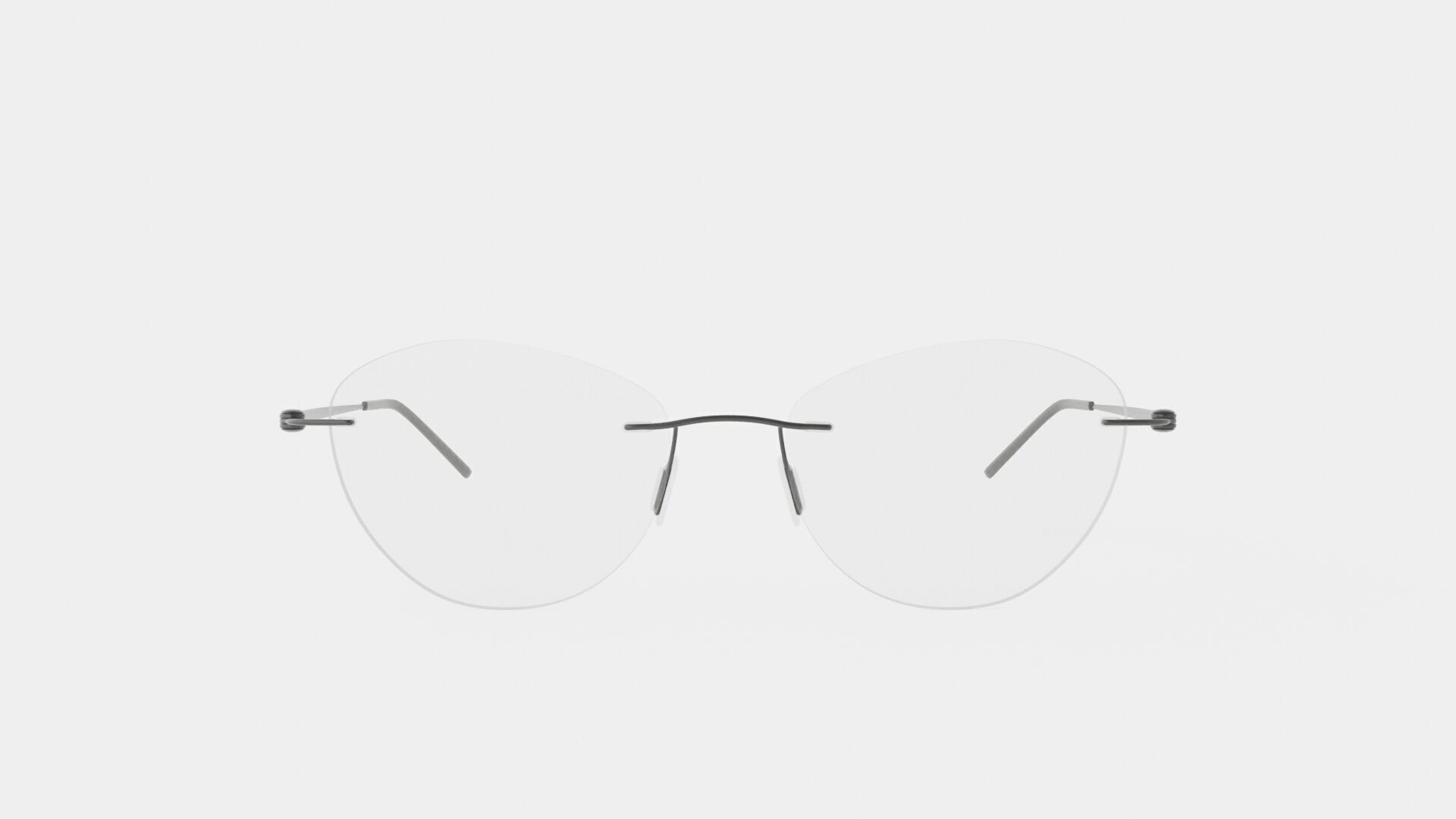 Modo - 4622 Dark Green Glasses Low-poly 3D model_1