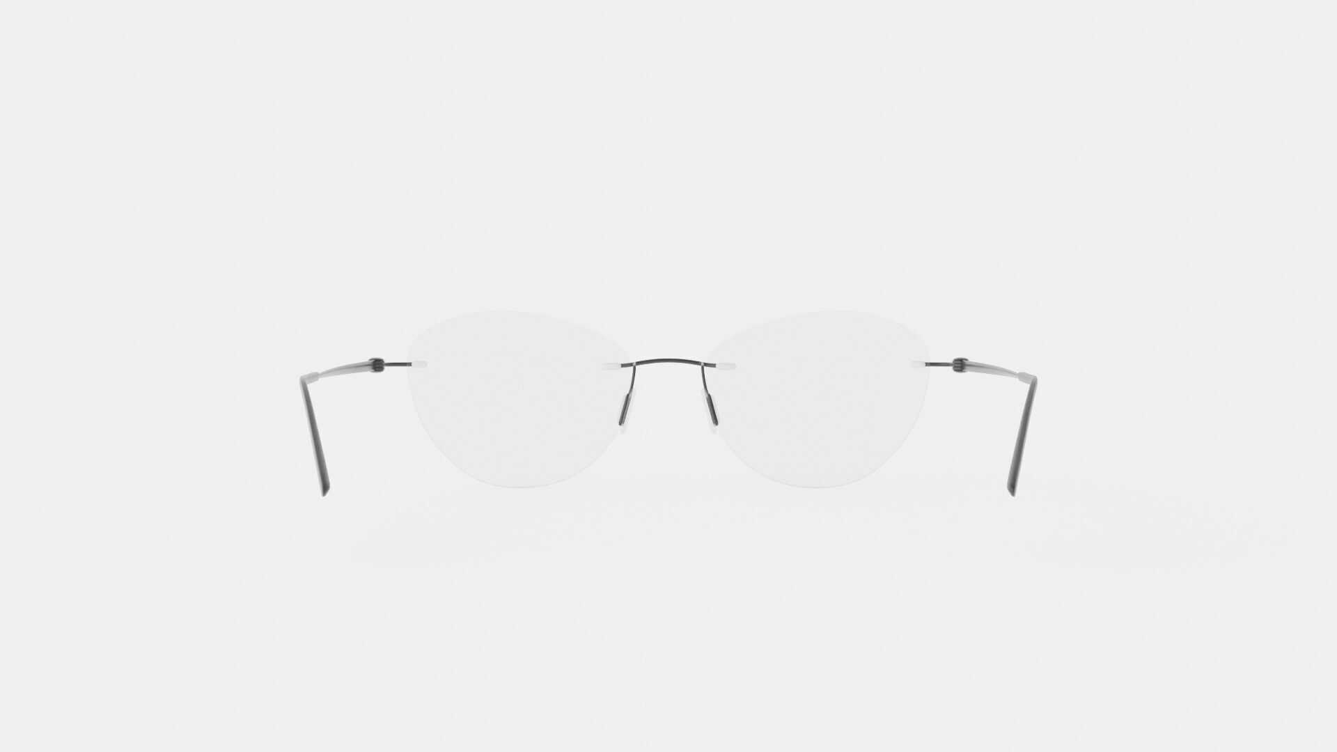 Modo - 4622 Dark Green Glasses Low-poly 3D model_4