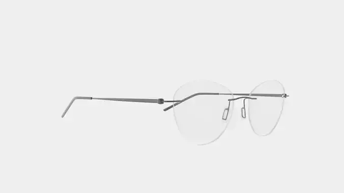 Modo - 4622 Dark Green Glasses Low-poly 3D model Modo - 4622 Dark Green Glasses Low-poly 3D model