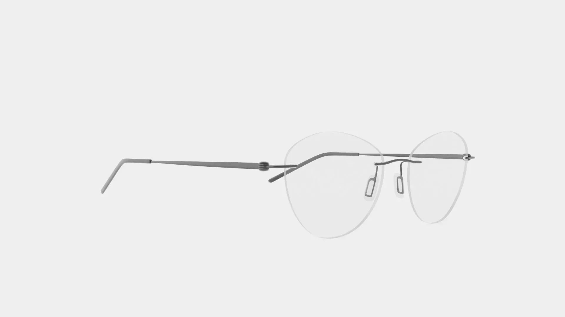 Modo - 4622 Dark Green Glasses Low-poly 3D model_0