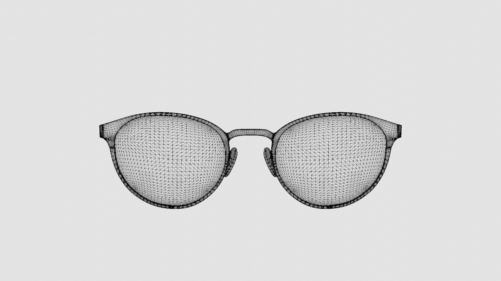 Modo - 4206 APEW Glasses Low-poly 3D model_6