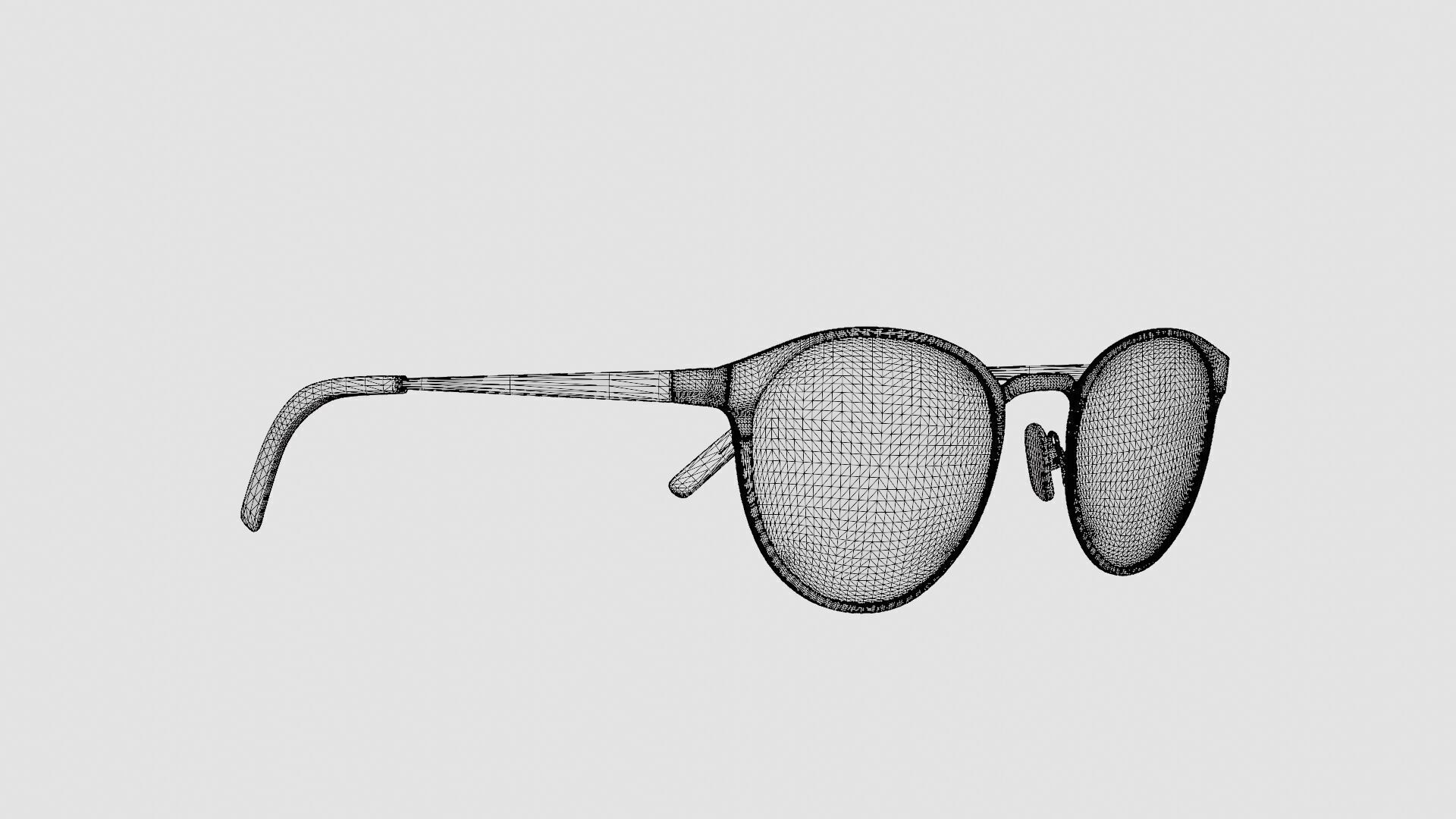 Modo - 4206 APEW Glasses Low-poly 3D model_7