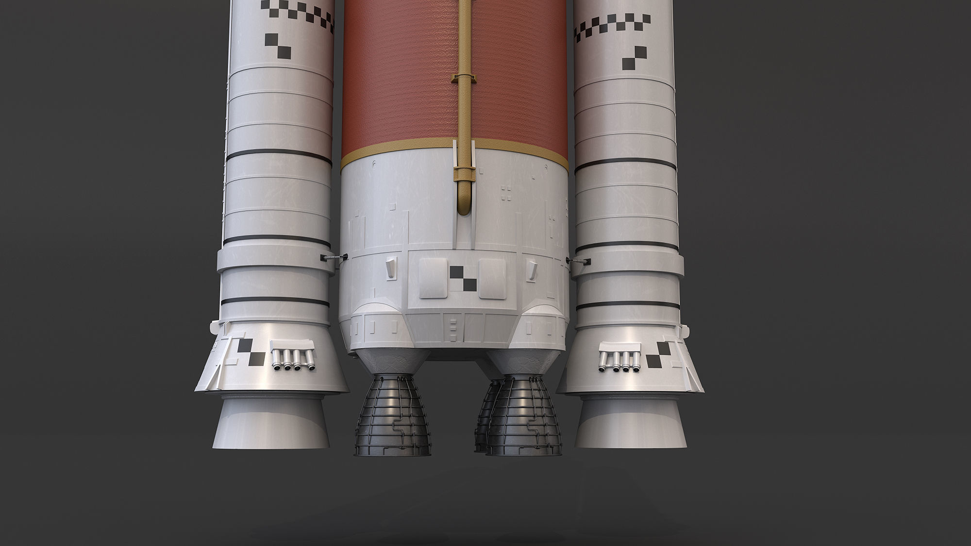Artemis Rocket - SLS Space Launch System 3D model_4