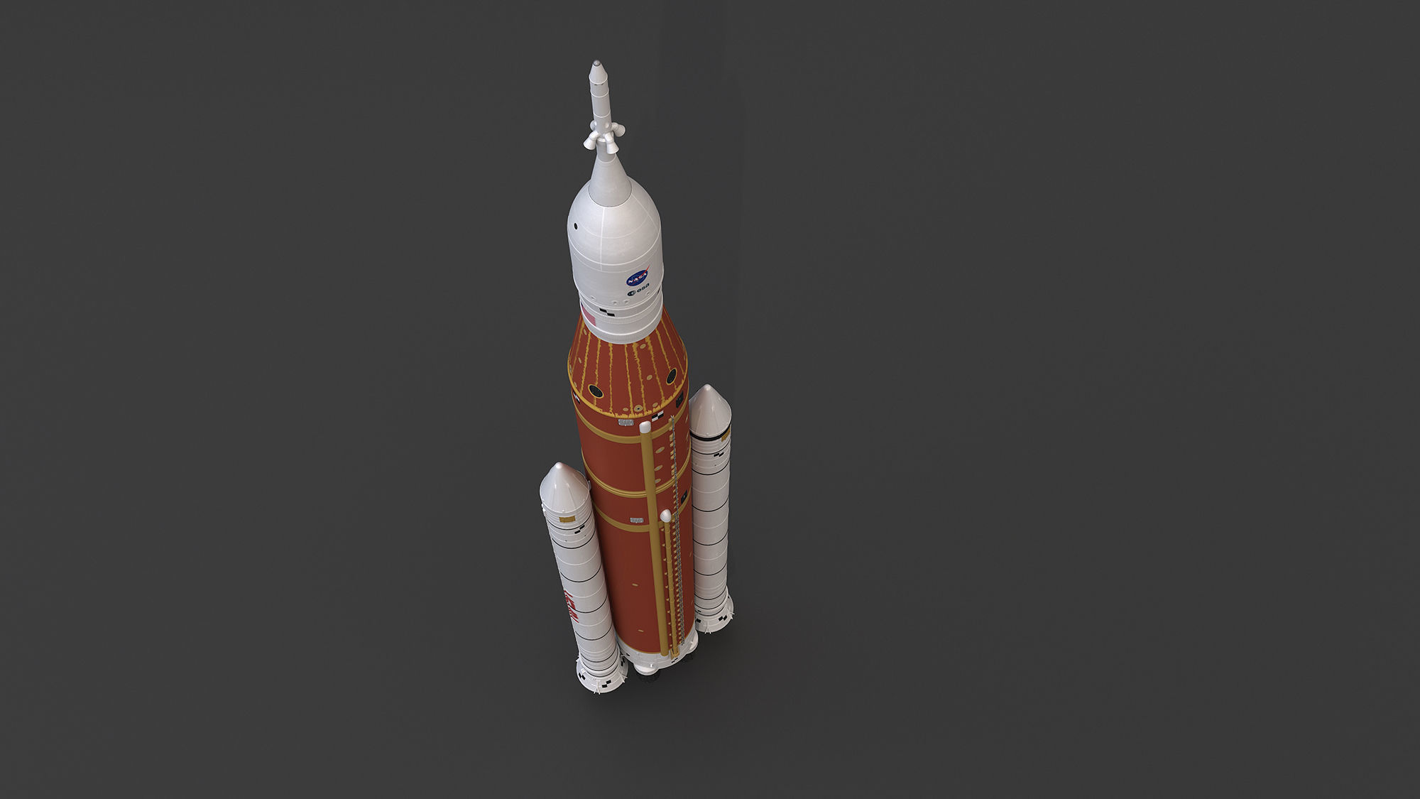 Artemis Rocket - SLS Space Launch System 3D model_2